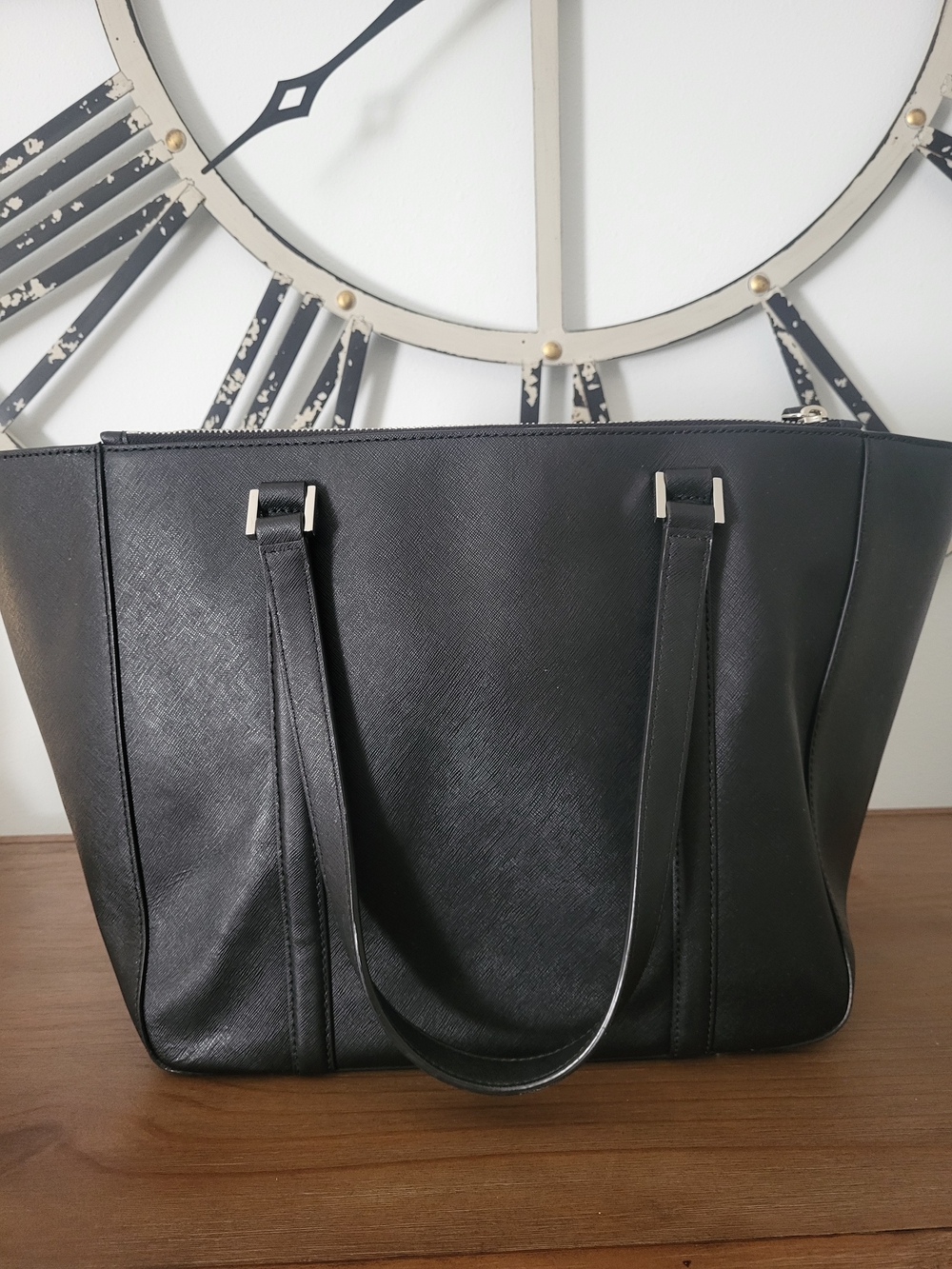 kate spade Black Saffiano Leather Tote - Picture 3 of 7